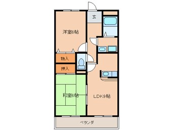 間取図 レナジア久地野
