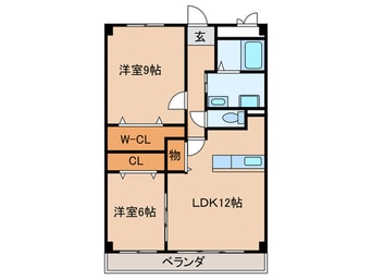 間取図 ソレイユドール