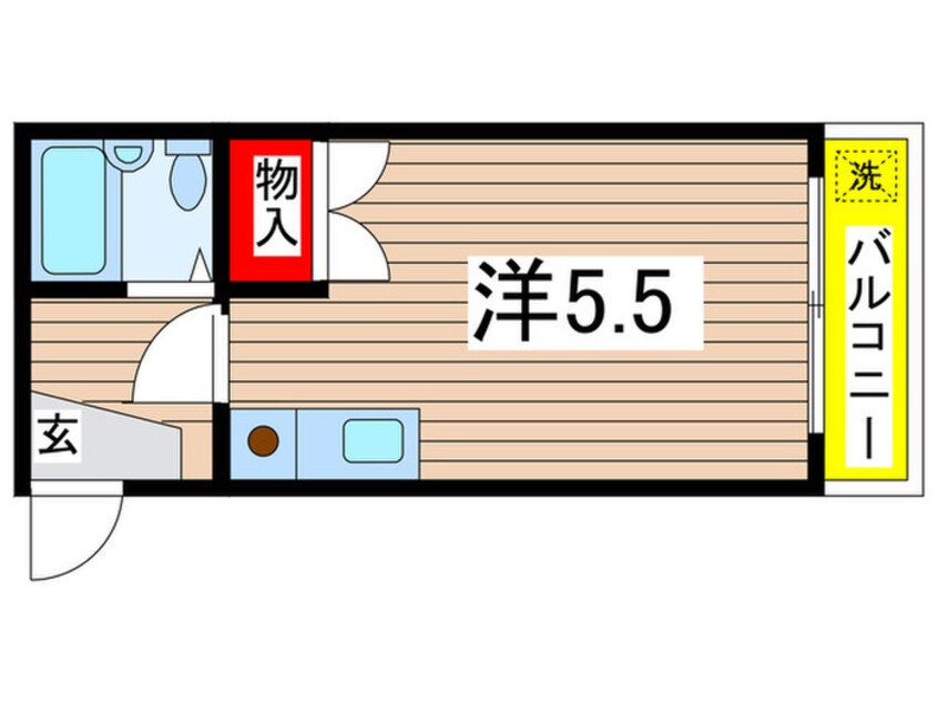 間取図 ｺｽﾓ川名