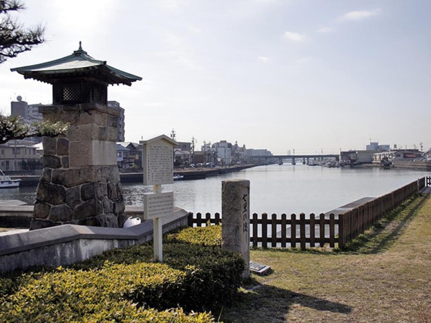 七里の渡し(公園)まで500m 若草荘