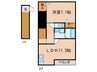 ＴＯＷＮ　ＨＯＵＳＥ安樹 1LDKの間取り