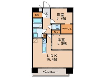 間取図 ラトゥール代官町EAST