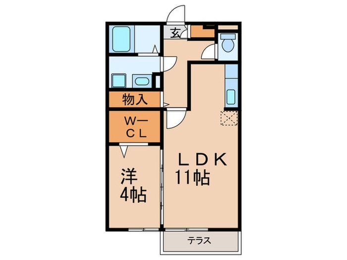 間取り図 長久手ハイツＢ棟