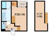ＳＥＡＰＲＡＩＲＩＥ 1Kの間取り
