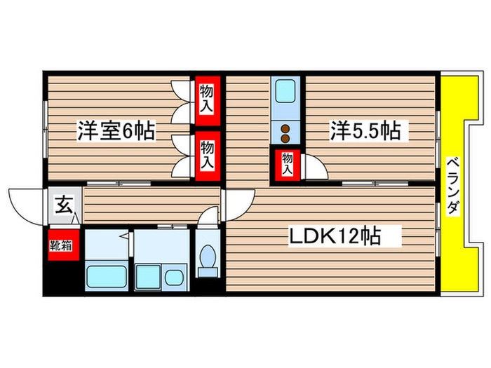 間取り図 第５共栄ハイツ