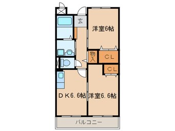 間取図 エンブレイス三ツ井