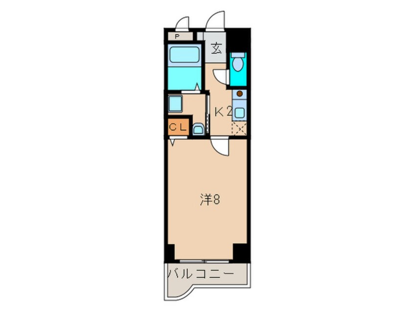 間取図 ハ－トヒルズ矢作