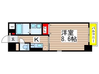 間取図 リ　ブラン　東別院