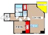ヴィラトラウム 1LDKの間取り