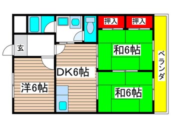 間取図 パールハイツ