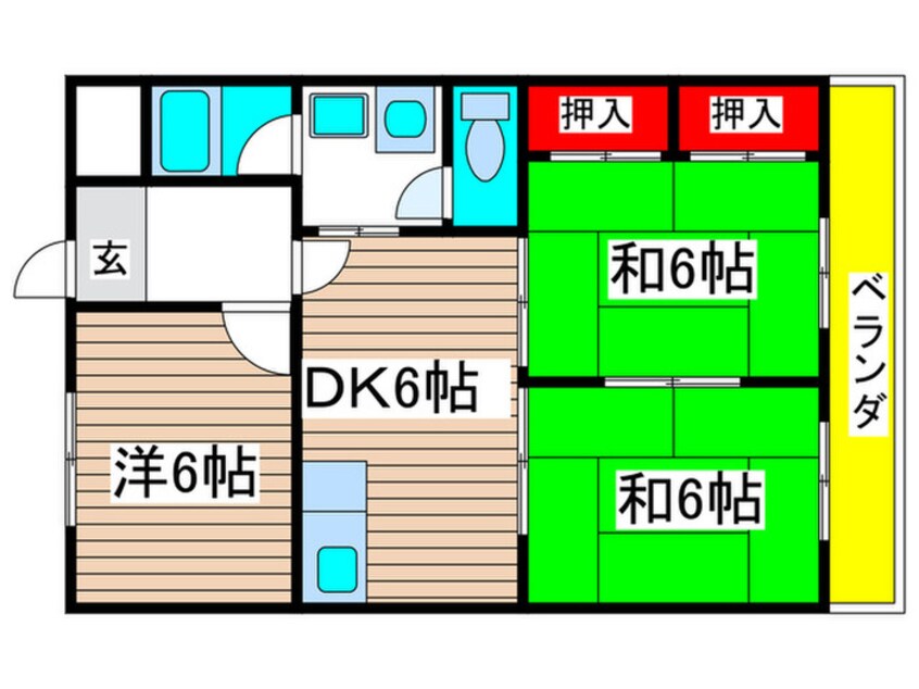間取図 パールハイツ