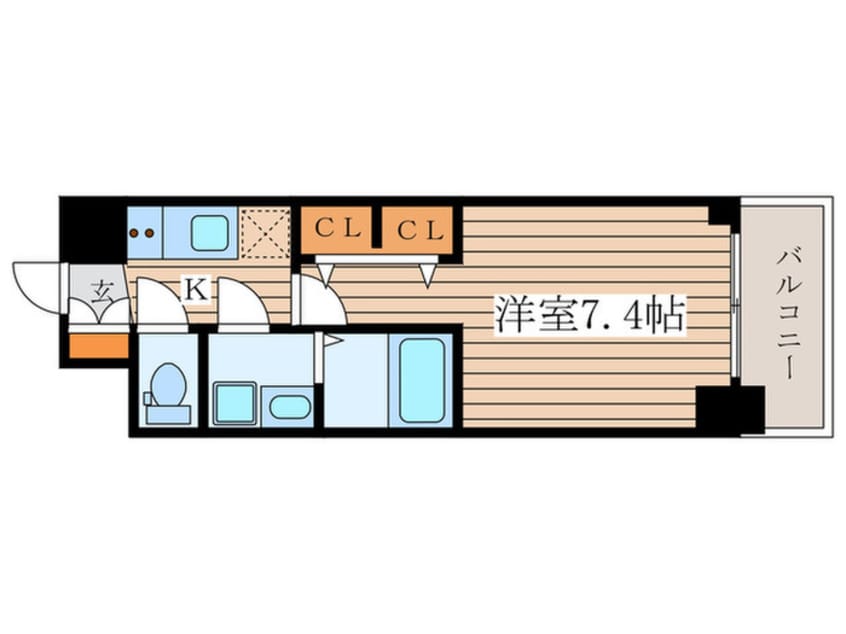 間取図 S-RESIDENCE堀田駅前
