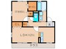 ロ－ゼンハイム 1LDKの間取り