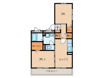 間取図 エクセラン彩