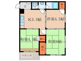 間取図 第２野村ビル