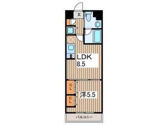 間取図 プラウランド堀田