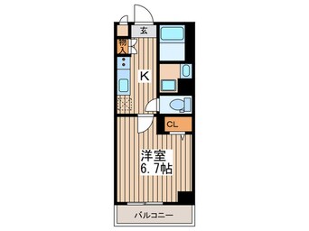 間取図 アスピラシオン尾頭橋