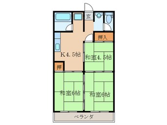 間取図 メゾン喜多山