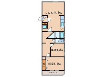 間取図 第2 ﾔﾏﾓﾄﾋﾞﾙ