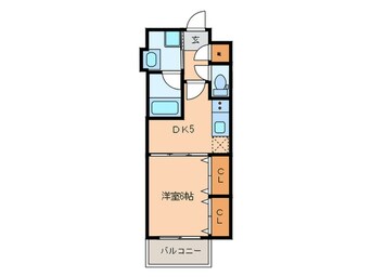 間取図 ｴｽﾃﾑｺｰﾄ名古屋栄ﾌﾟﾚｼｬｽ