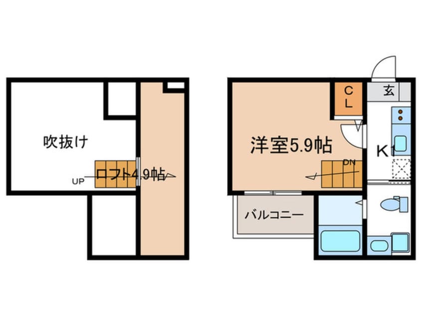間取図 ＷｉｎｇＧａｒｄｅｎ千種