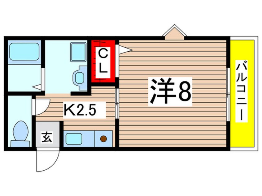 間取図 ドゥウェル五軒家