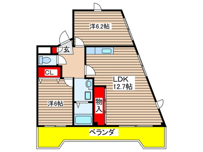 間取り図 パ－クス浅井