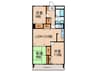三旺ﾏﾝｼｮﾝ藤ヶ丘東（904） 3LDKの間取り