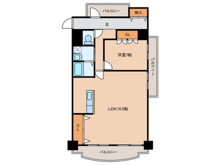 間取図 茶臼山ハイツ