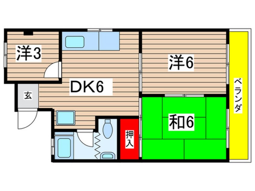 間取図 ニュー泉荘