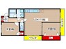 エレクション元八事 2LDKの間取り