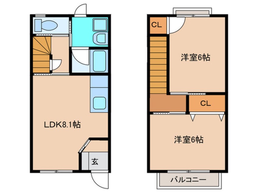 間取図 ファミール松花C