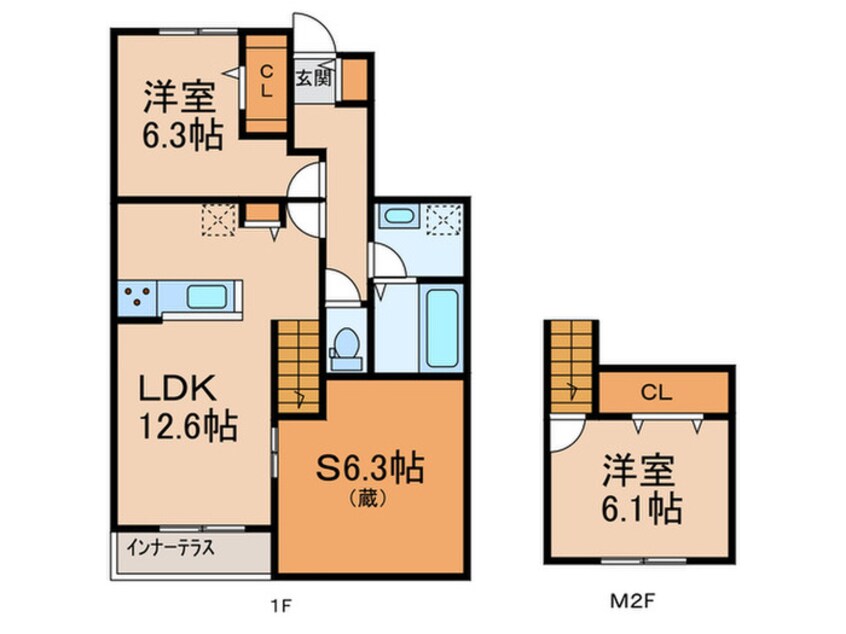 間取図 Maison Lotus 西枇杷島