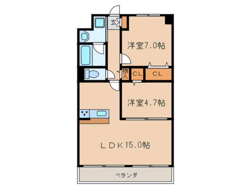 間取図 アイユー幡野