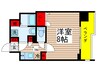 ﾌﾟﾚｻﾝｽ丸の内雅風(1304) 1Kの間取り