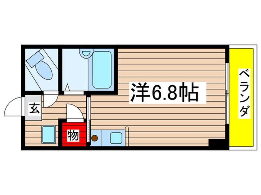 間取図 ドール塩釜口