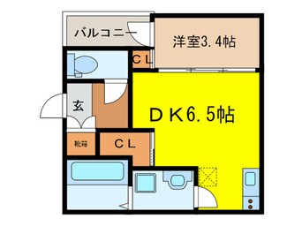 間取図 DiiRA鳴海