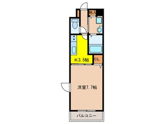 間取図 エスペランサ真清田