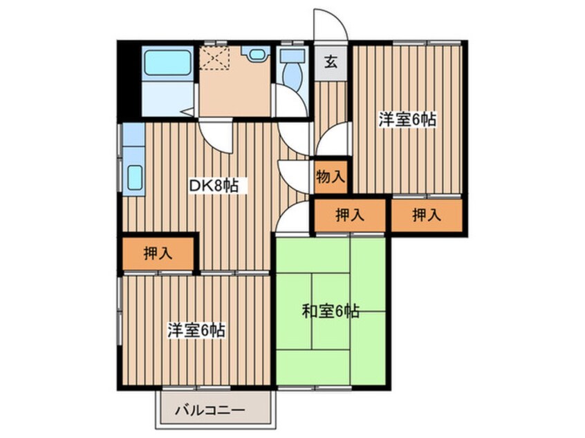 間取図 コーポ加藤