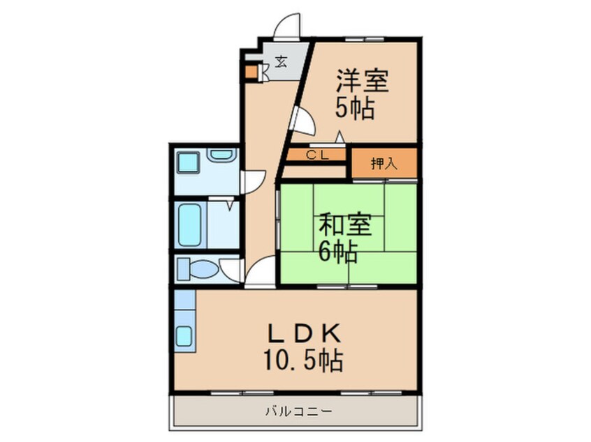 間取図 ティ－グル名西