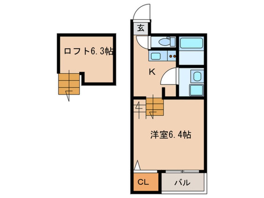 間取図 カーサ　フェリーチェＷ