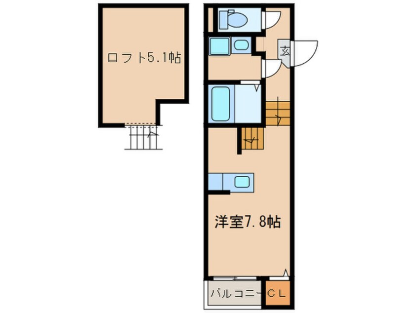 間取図 カーサ　フェリーチェＷ