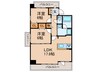 茶屋ヶ坂ライズ 2LDKの間取り