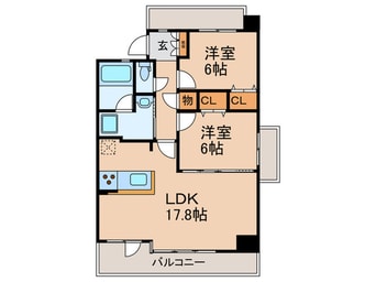 間取図 茶屋ヶ坂ライズ