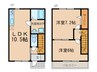 casa de alice 2LDKの間取り