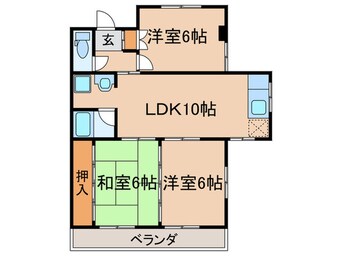 間取図 高木ハイツ