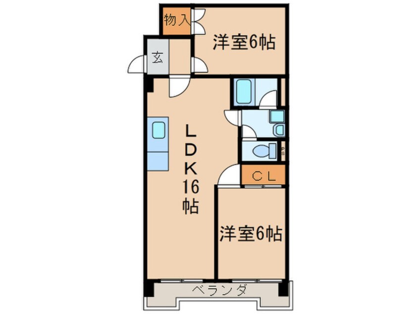 間取図 高木ハイツ