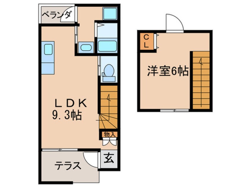 間取図 グランスイート黒川テラス　北棟