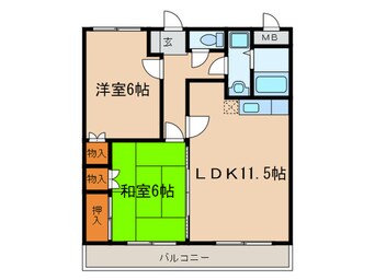 間取図 グリーンワイズ