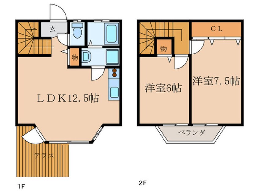 間取図 ミモザ館